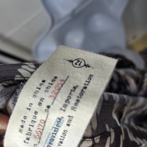 Cartonnier Anthropologie Wide Leg Palazzo Chevron Pants - Picture 4 of 11